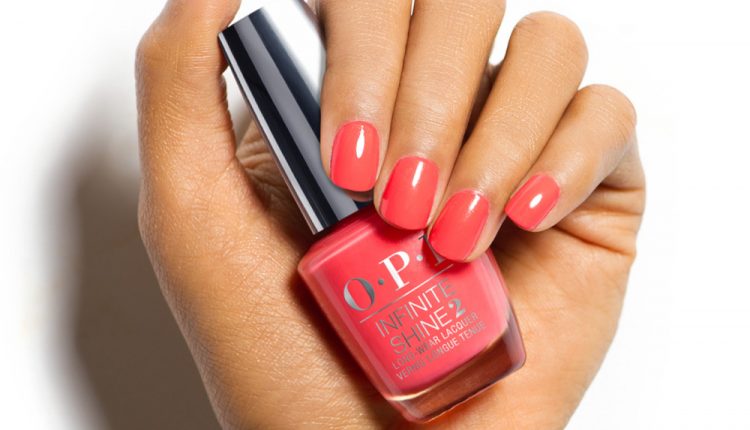 6. OPI Infinite Shine Nail Polish in "Cajun Shrimp" - wide 1